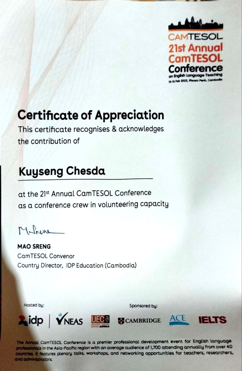 University Life Certificates Certificate